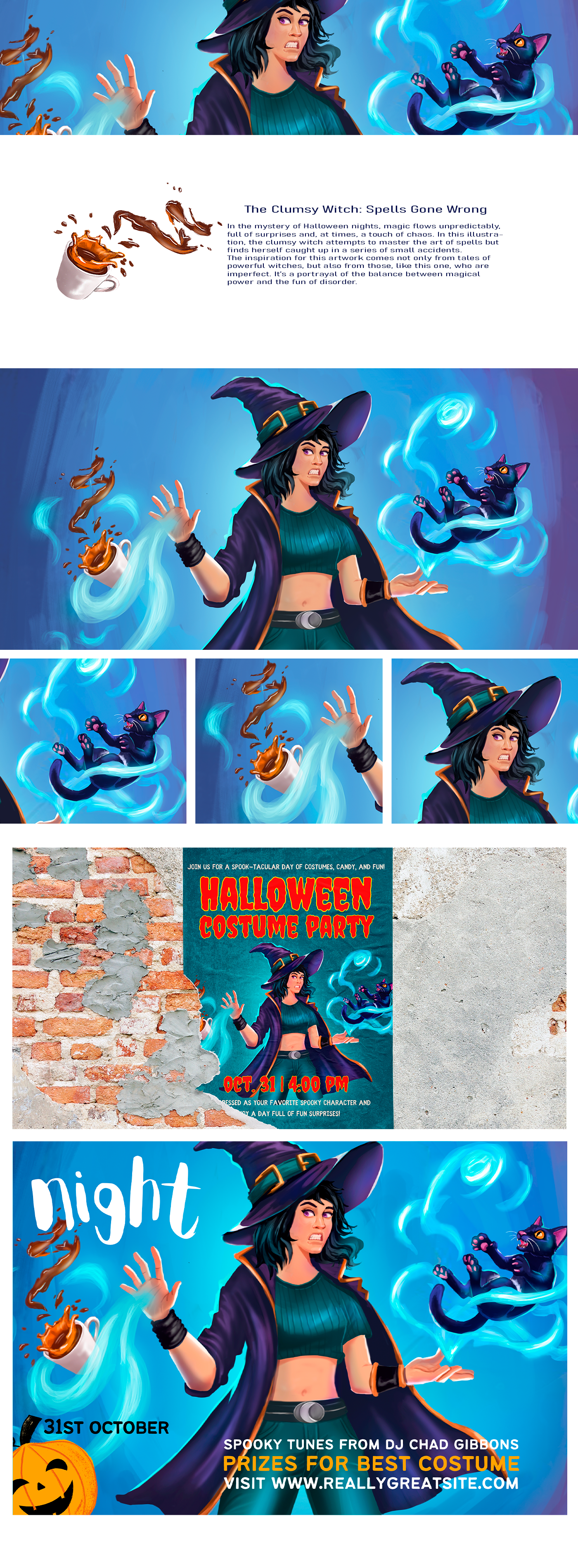 Halloween behance