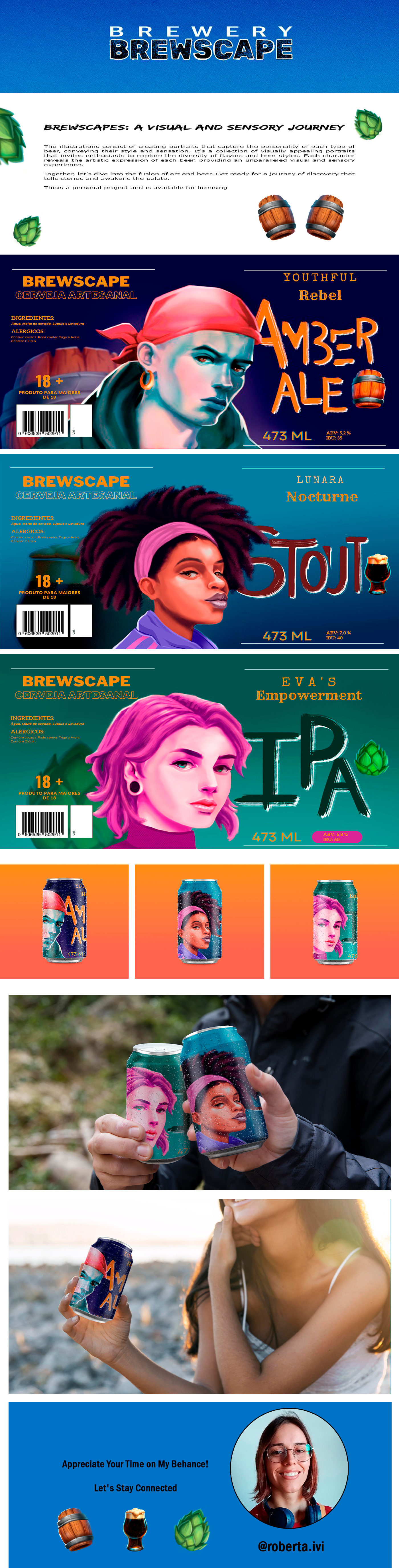 Template projeto behance